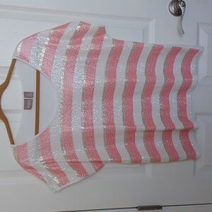 Ladies Chico's sequin tee.